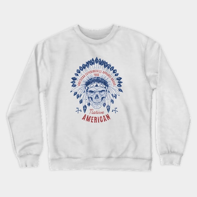 Native American Crewneck Sweatshirt by Vecster